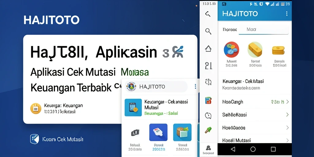 Tampilan antarmuka aplikasi Cek Mutasi HAJITOTO yang mudah dipahami.
