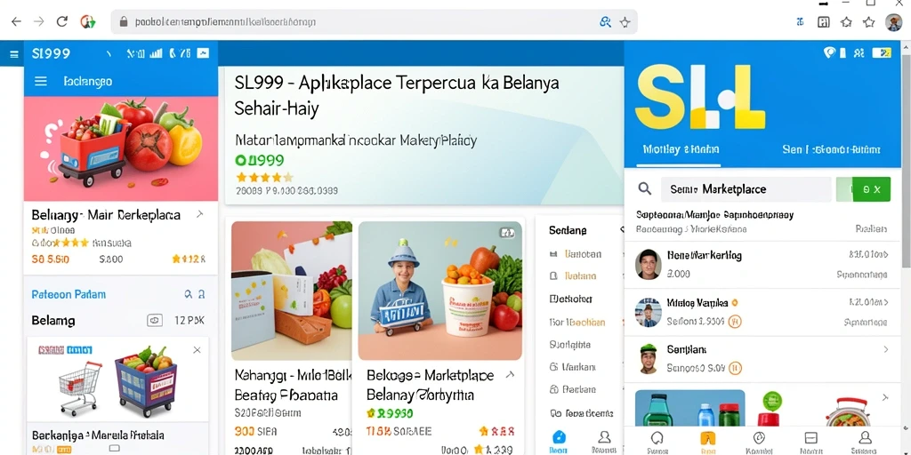Antarmuka aplikasi SL999 yang sederhana dan fungsional.