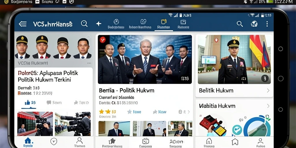 Tampilan antarmuka VC5 yang informatif dan mudah dinavigasi.